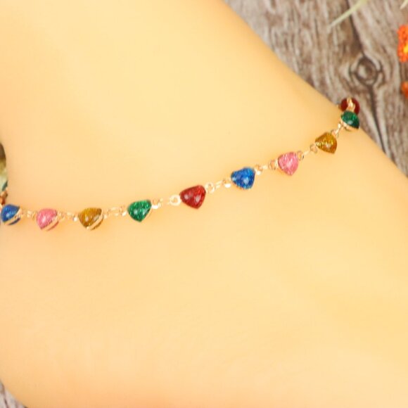 "Dainty Anklet for Women – Elegant Everyday Jewelry & Perfect Gift | MLCRC1424 - Picture 9 of 10